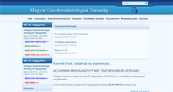 Desktop Screenshot of gastroenter.hu